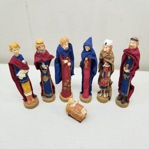 Kurt Adler Fabric Mache Nativity Set Santas World